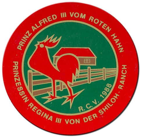 Bild von Alfred III. vom roten Hahn & Regina III. von der Shiloranche