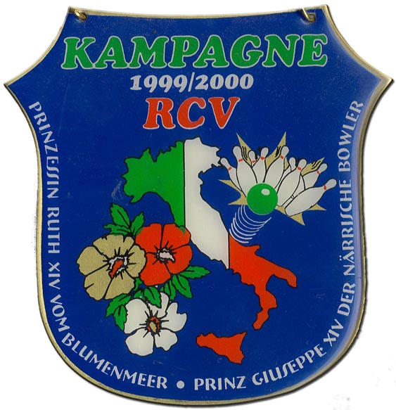 Bild von Guiseppe XIV. der närrische Bowler & Ruth XIV. vom Blumenmeer